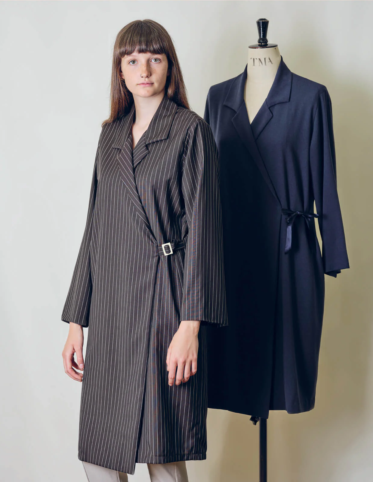 The Maker's Atelier Woven Wrap Dress - Printed copy shop (+£7.00)