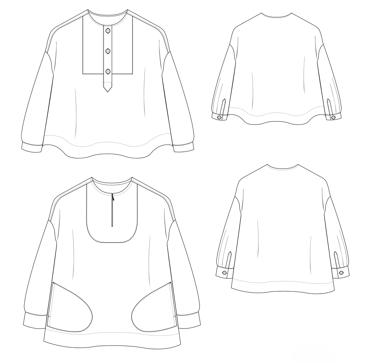 Modern Sewing Co. French Smock - Image 13