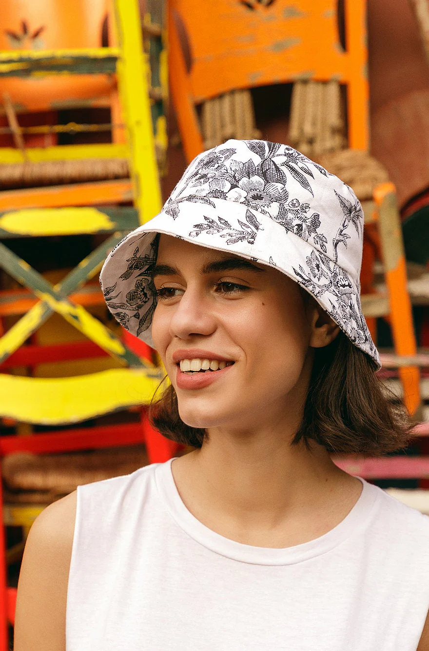 The Patterns Room Child/Women Hope Bucket Hat - Printed copy shop (+£5.00)