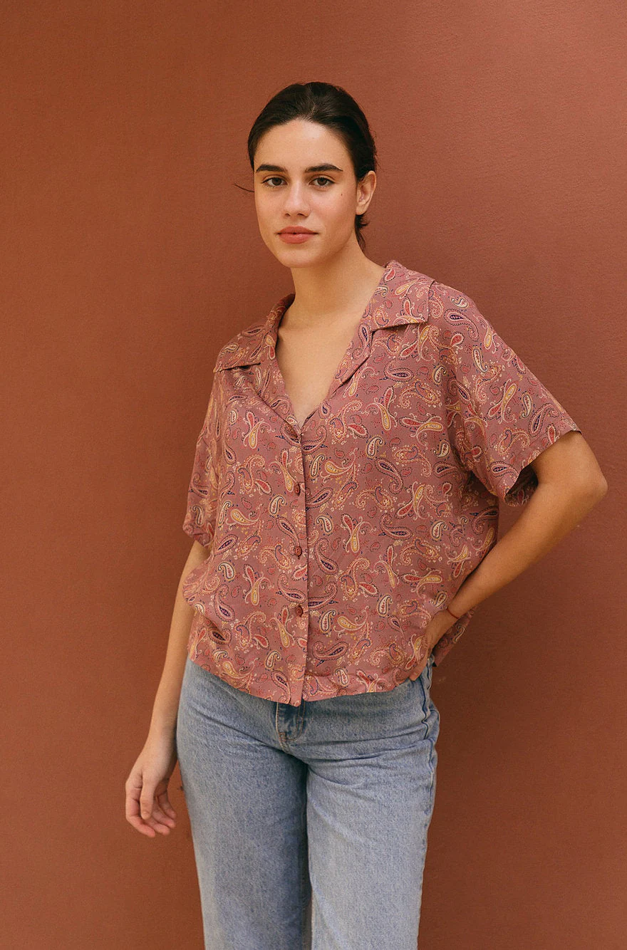 The Patterns Room Lucy Shirt (10 - 18) - Printed copy shop (+£5.00)