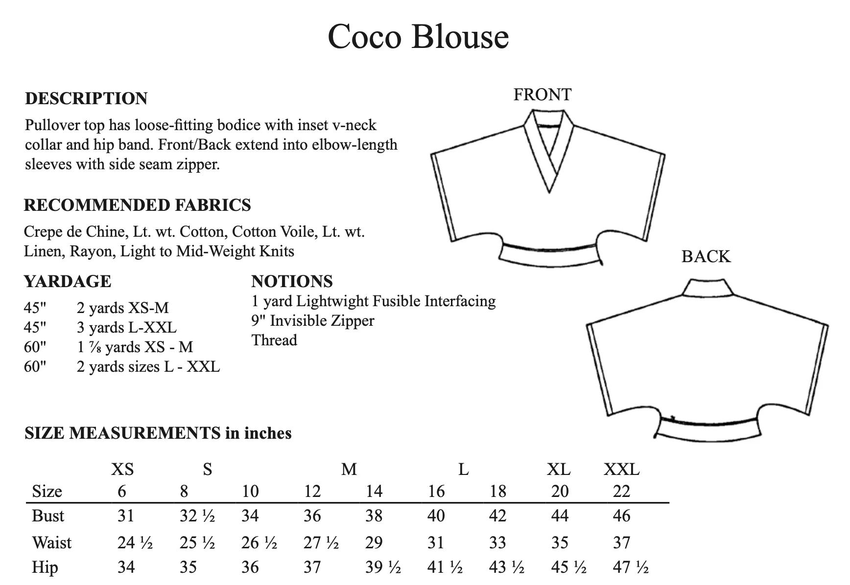 The Sewing Workshop Coco Blouse - Image 7