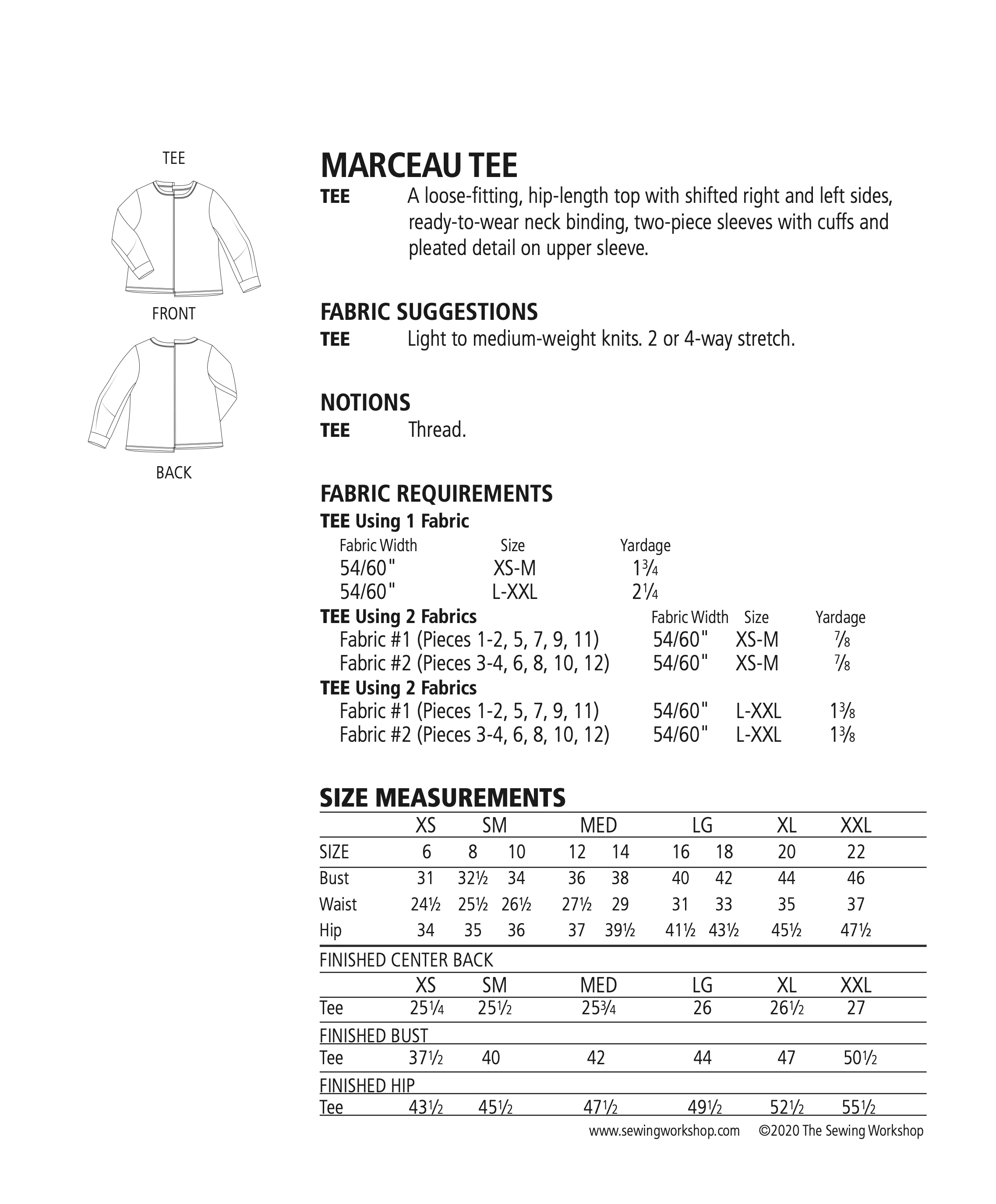 The Sewing Workshop Marceau Tee - Image 10