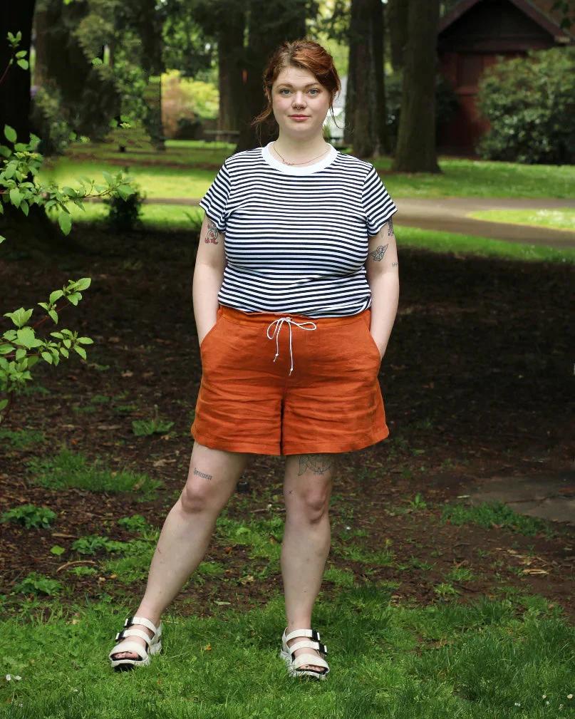 Thread Theory Women's Bamberton Shorts - Printed copy shop SIZES A - P (+£5.00)