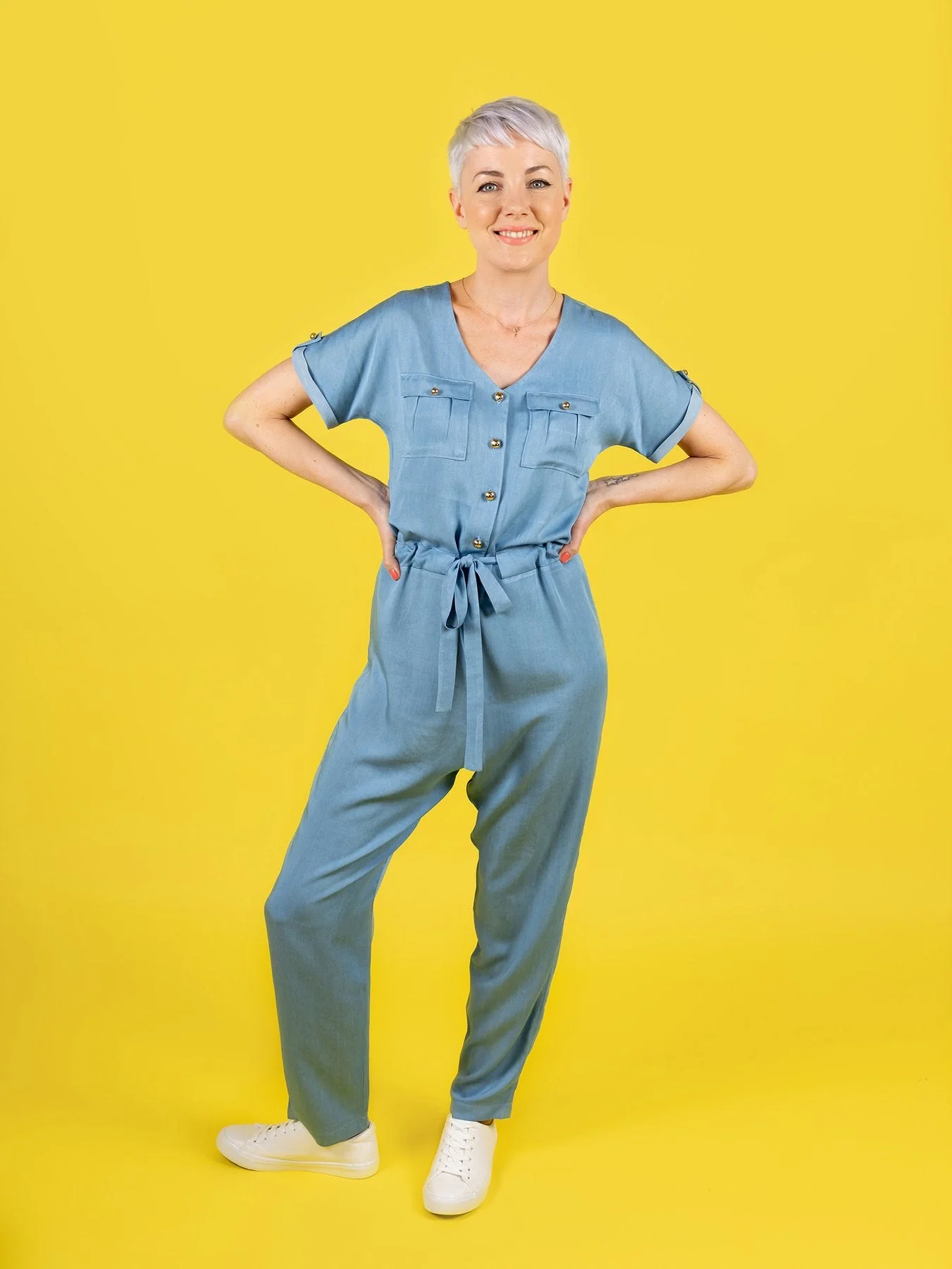 Tilly and the Buttons Alexa Jumpsuit - Printed copy shop (+£7.00)