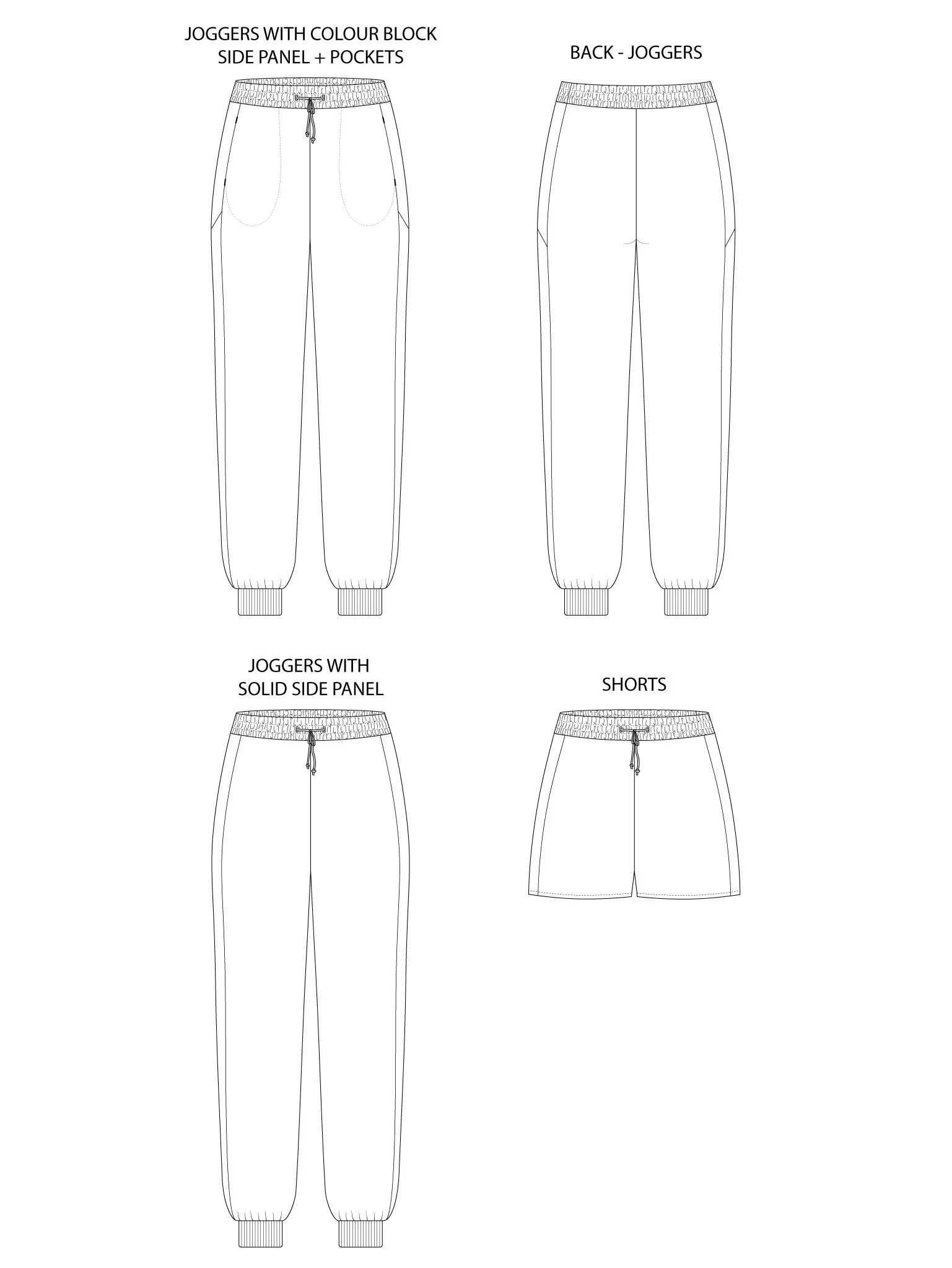 Tilly and the Buttons Cece Joggers and Shorts - Image 16