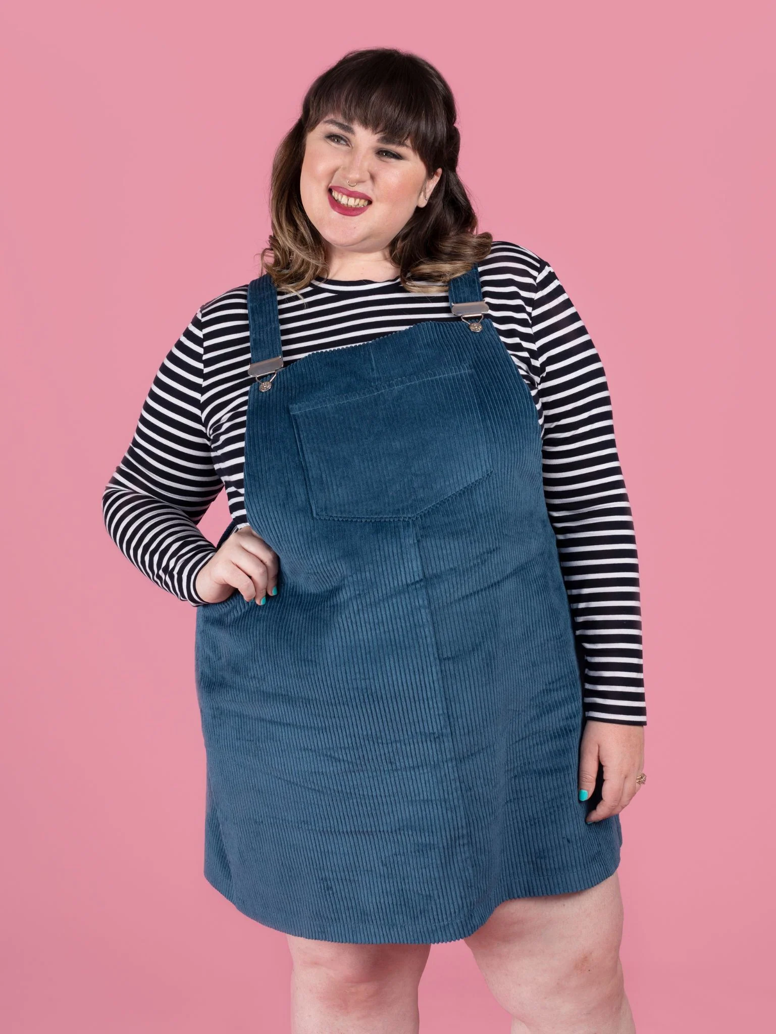 Tilly and the Buttons Cleo Pinafore and Dungaree Dress - Image 8