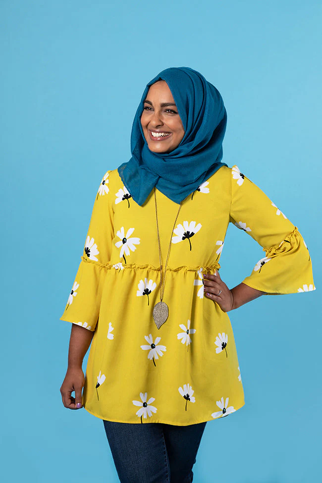 Tilly and the Buttons Indigo Top and Dress (6 - 24) - Printed Copy Shop (+£7.00)