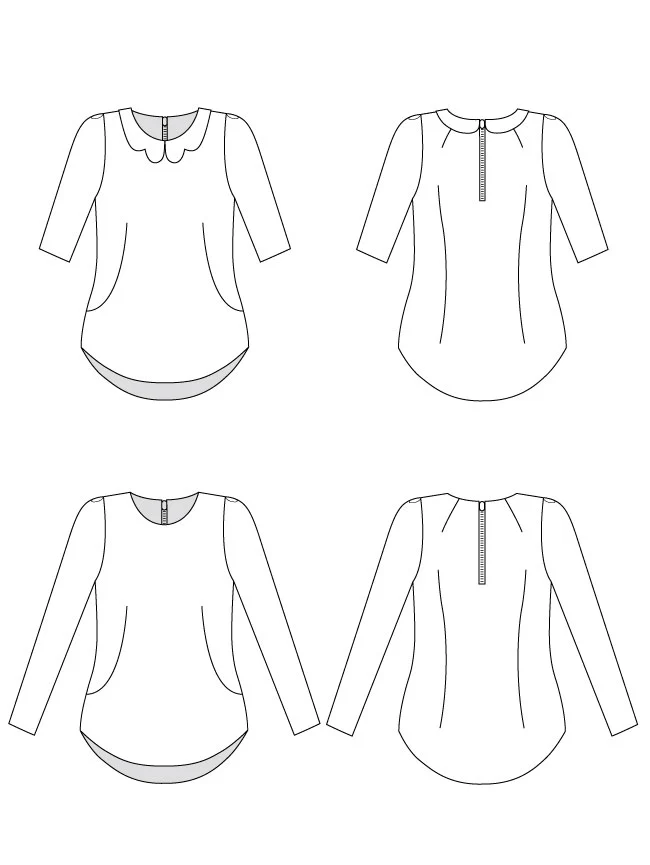 Tilly and the Buttons Orla Shift Top - Image 13