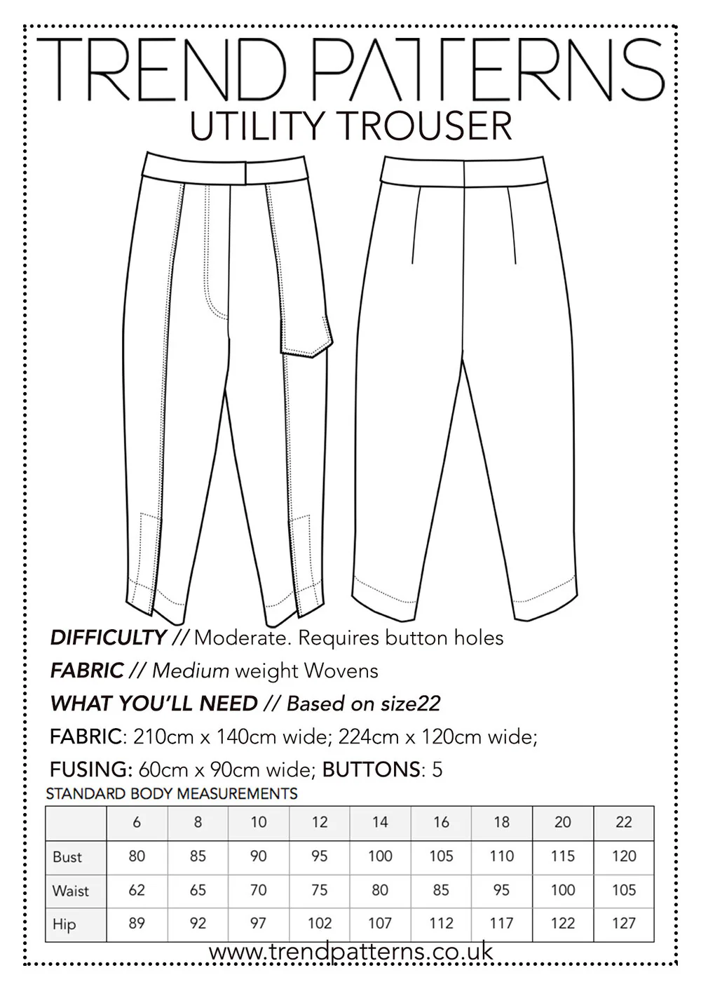 Trend Patterns TPC12 Utility Trouser - Image 6