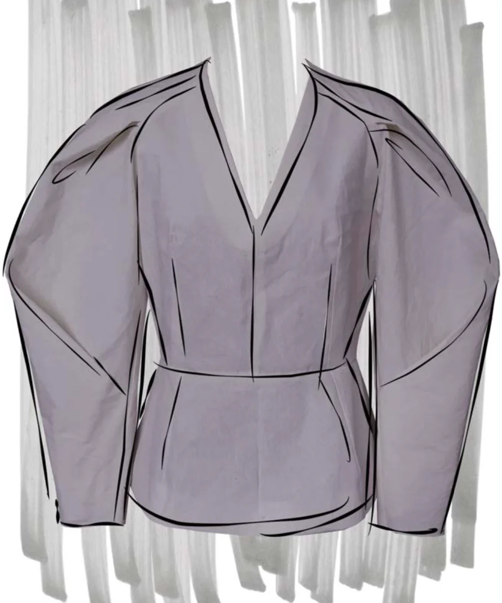 Trend Patterns TPC15 Tuck Sleeve Top - Image 9