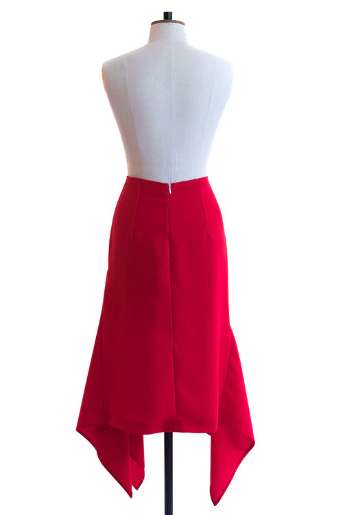 Trend Patterns TPC17 Drape Hem Skirt - Image 5