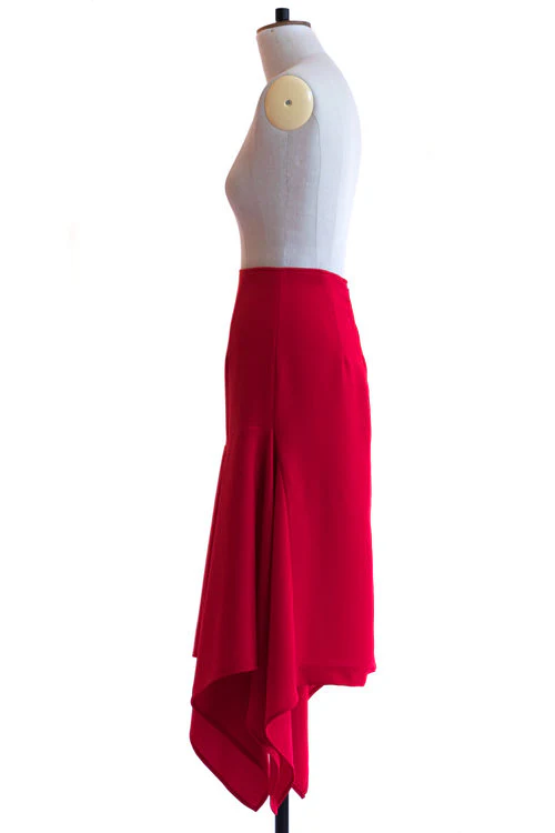 Trend Patterns TPC17 Drape Hem Skirt - Image 6