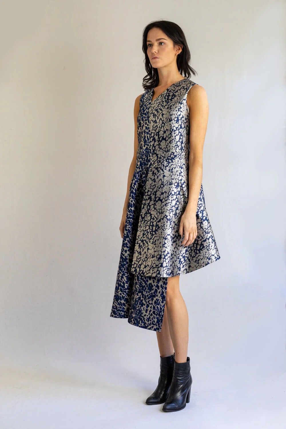 Trend Patterns TPC2 Asymmetric Hem Dress - Image 2