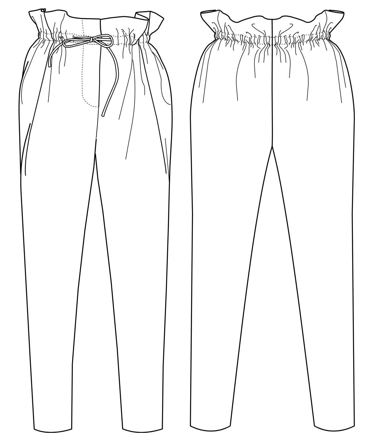 Trend Patterns TPC25 Paper Bag Trousers - Image 6