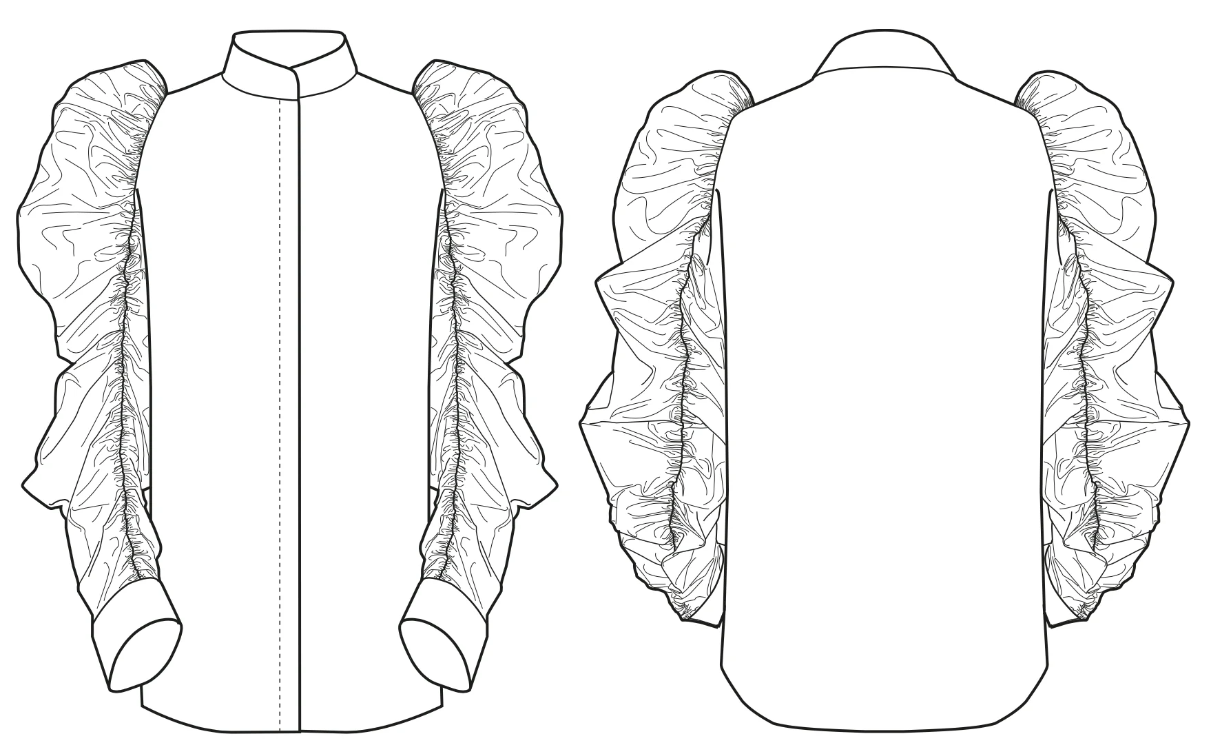 Trend Patterns TPCSH3 Angel Wing Shirt - Image 11