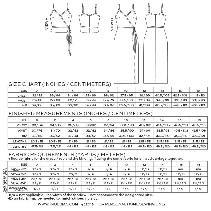 True Bias Calvin Wrap Dress and Top - Image 5