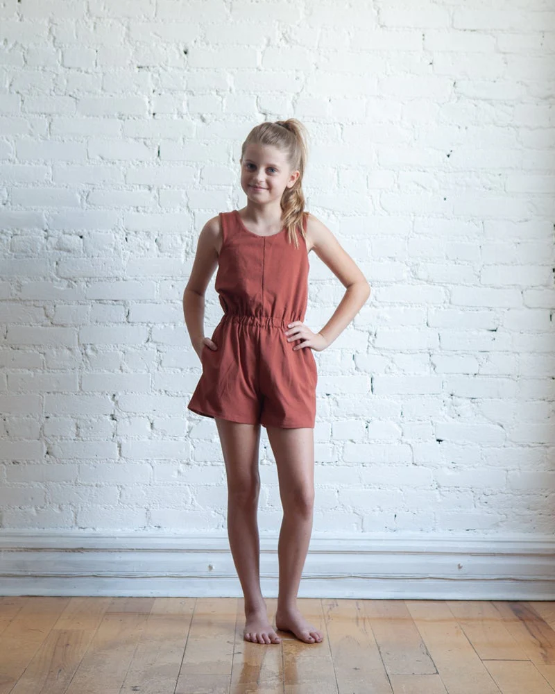True Bias Children's Mini Nova Jumpsuit - Printed copy shop (+£7.00)