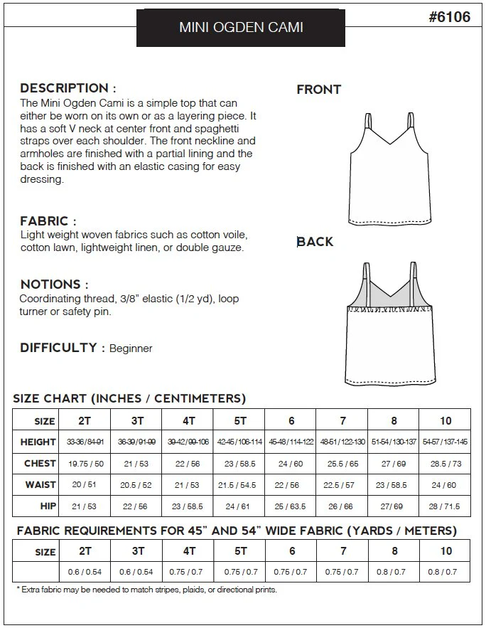 True Bias Mini Ogden Cami - Image 4