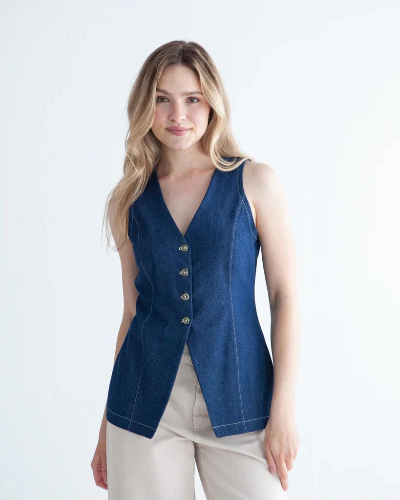 True Bias Quinn Vest and Dress