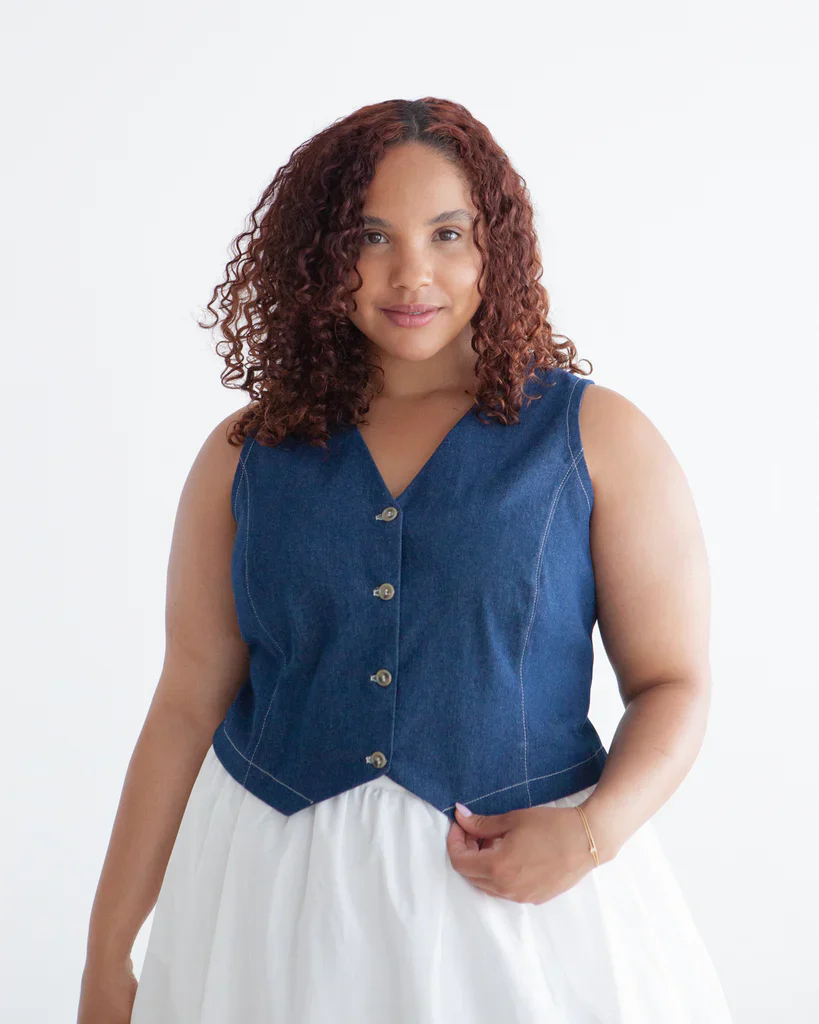 True Bias Quinn Vest and Dress - Image 16