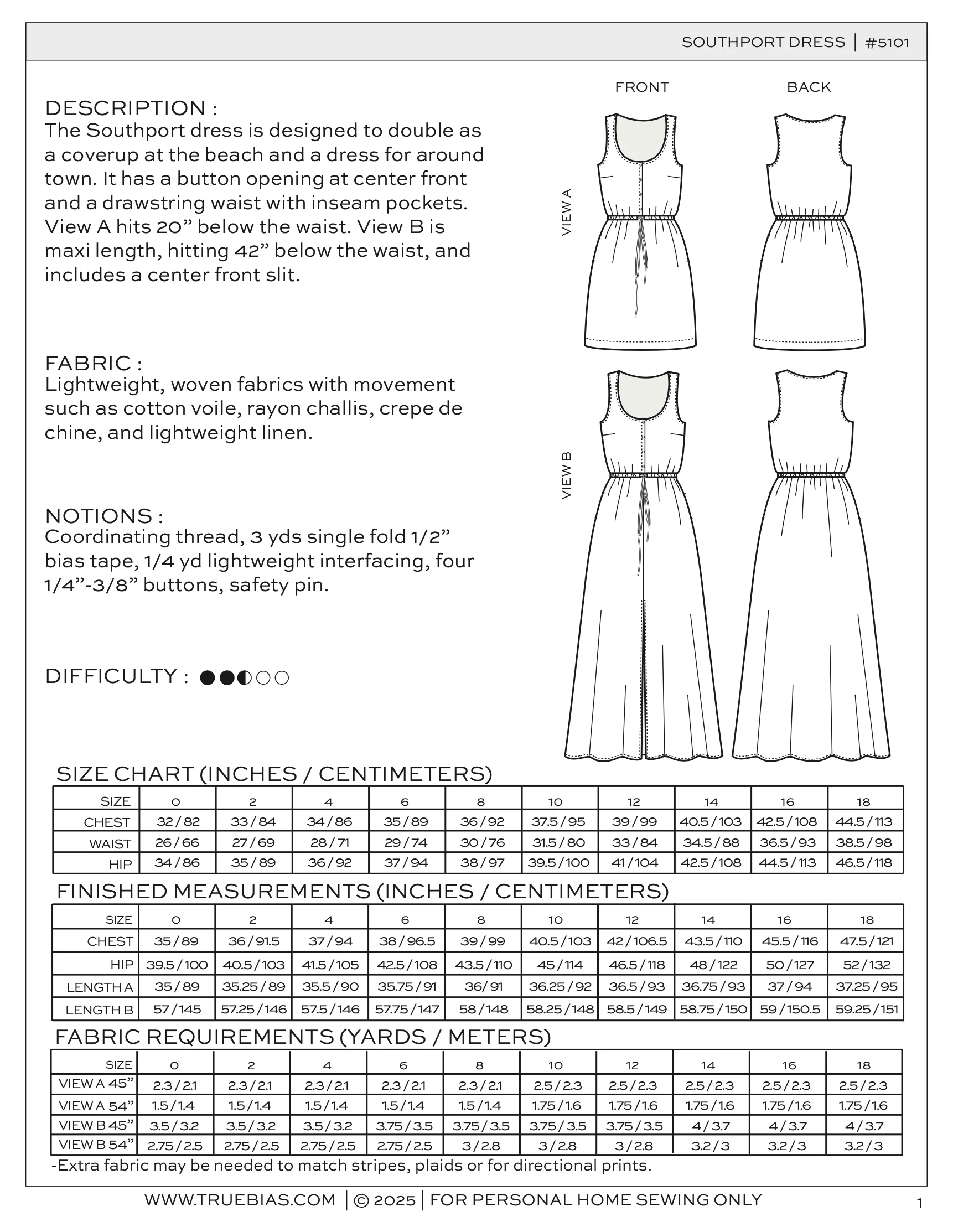 True Bias Southport Dress - Image 16