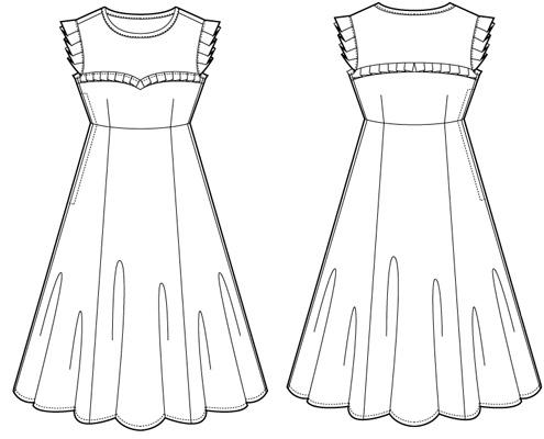 Victory Patterns Ava Dress and Blouse - Image 11