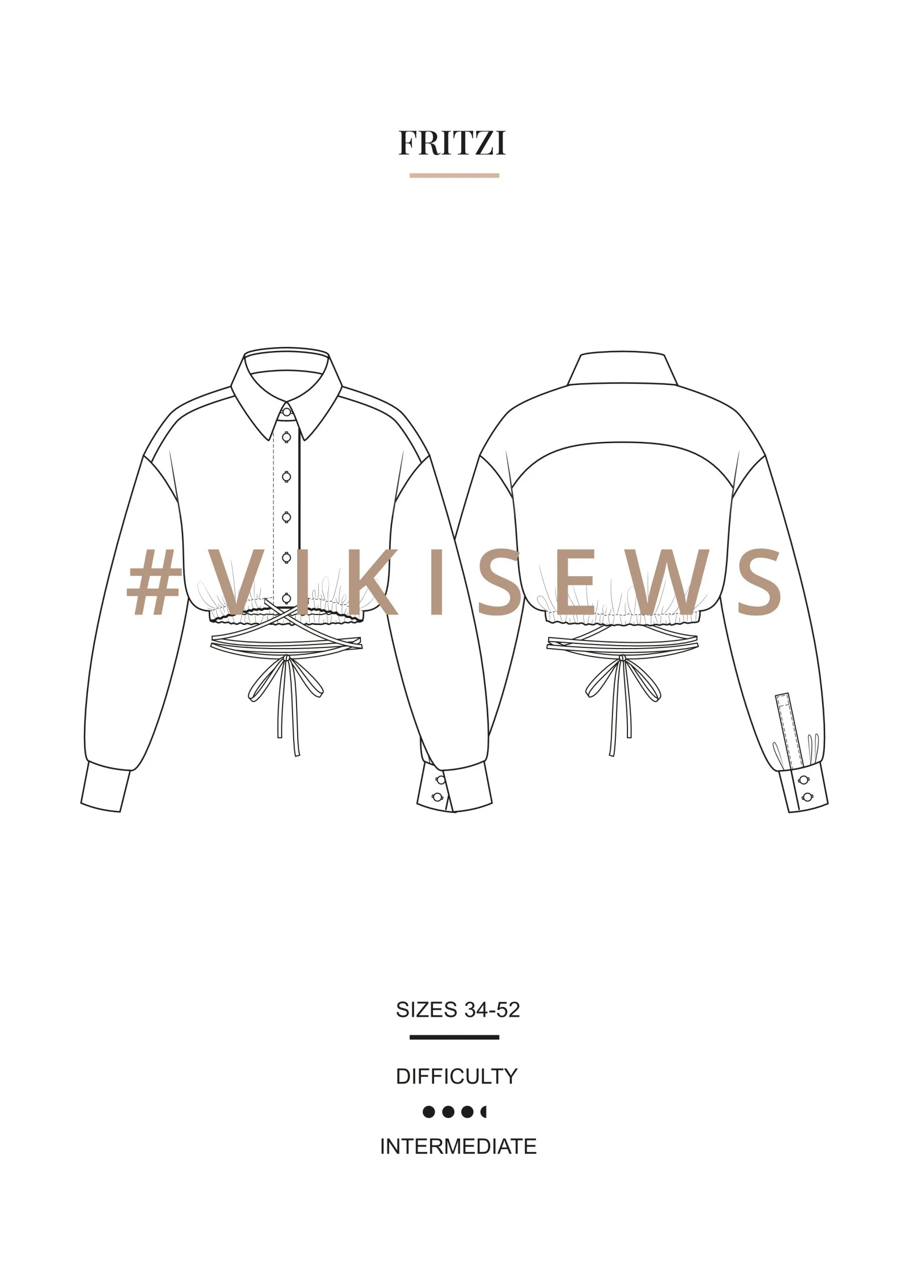 Vikisews Fritzi Blouse - Image 17