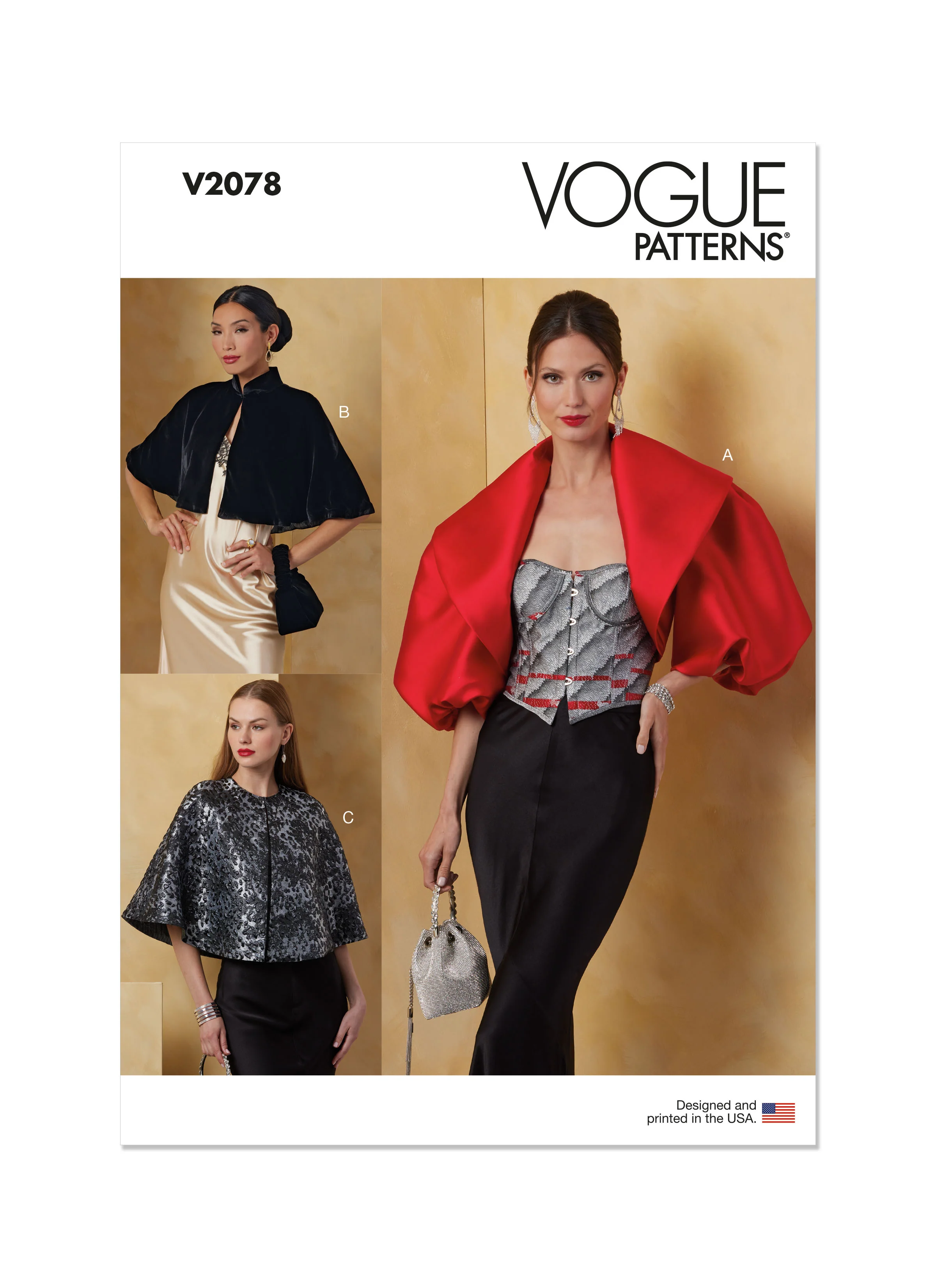 Vogue Bolero and Capes V2078 - Image 2