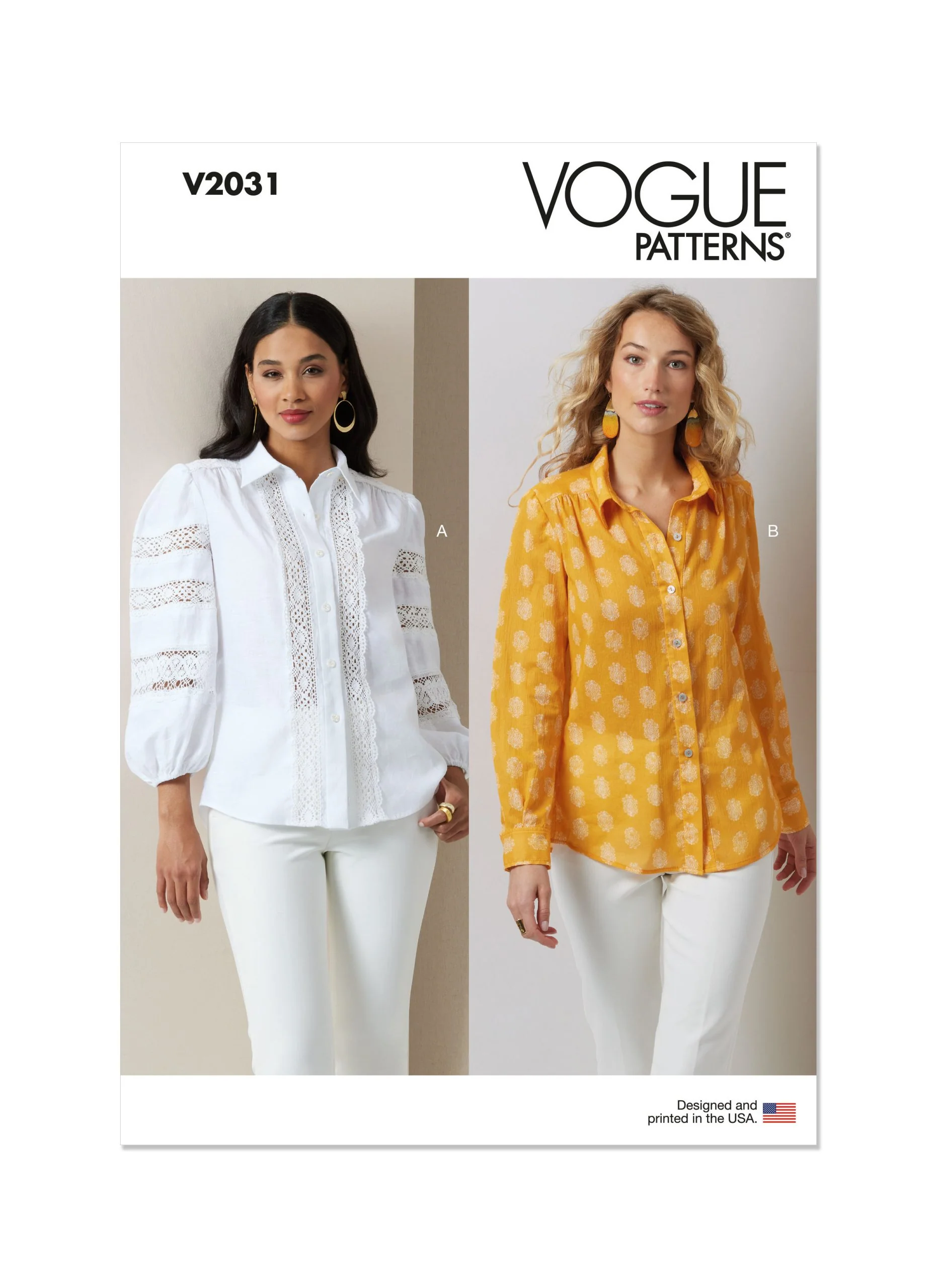 Vogue Blouse V2031 - Image 2