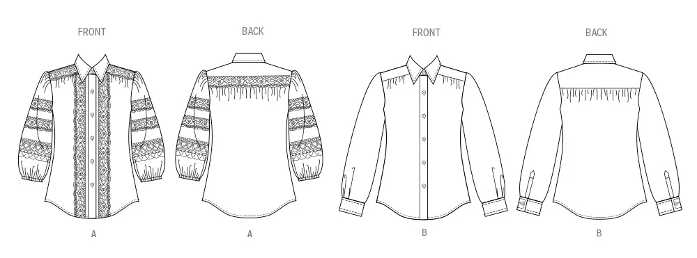 Vogue Blouse V2031 - Image 8