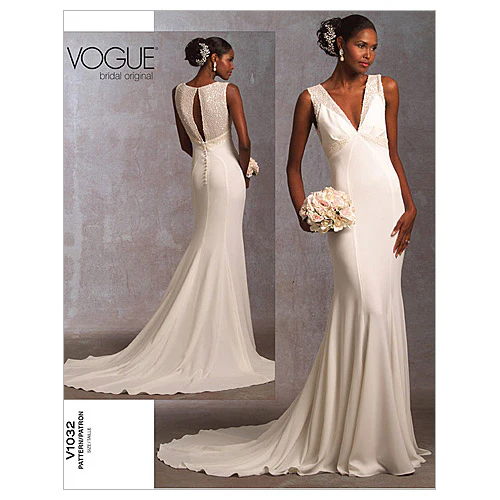 Vogue Bridal Gown V1032 - Image 6
