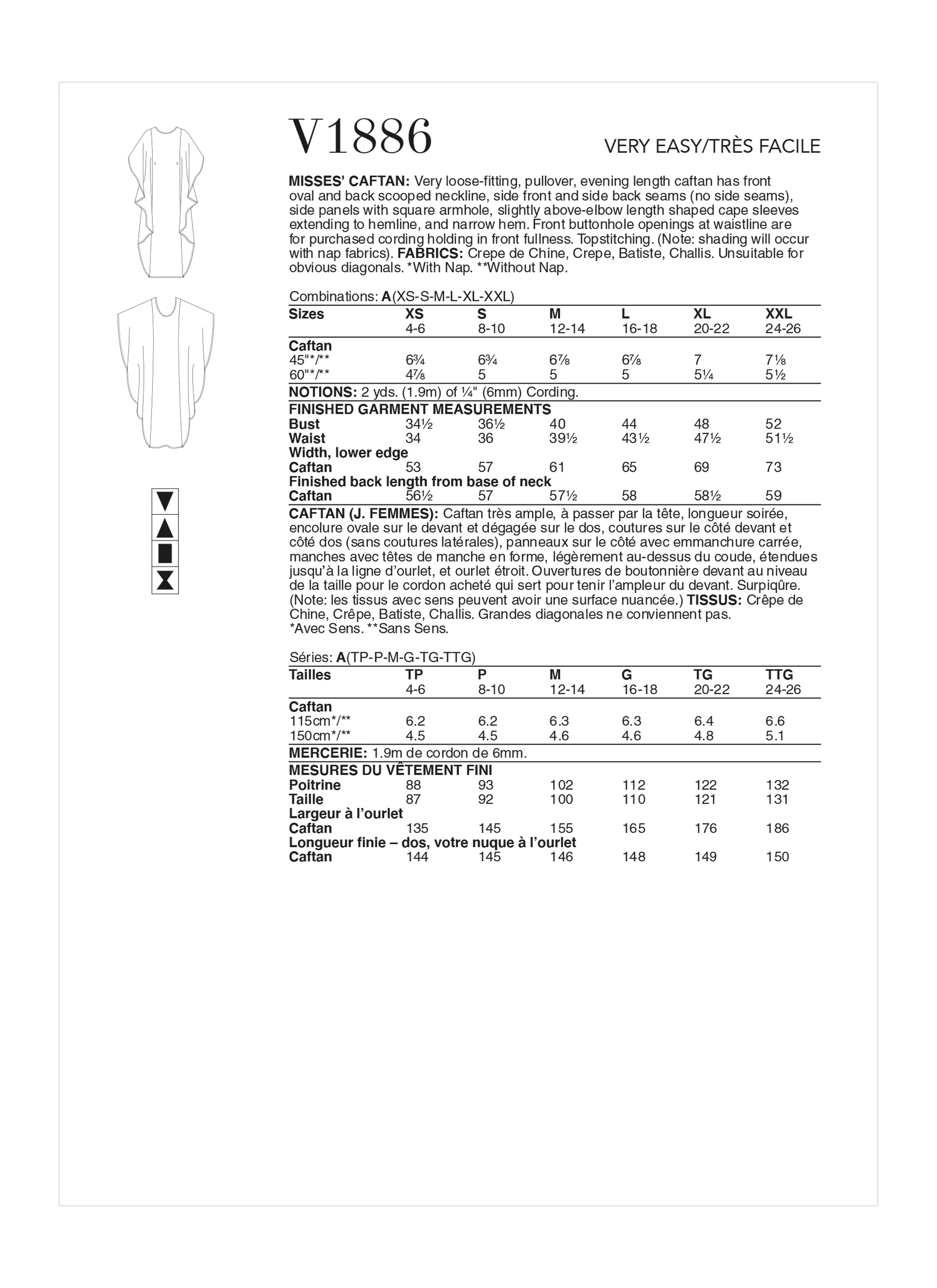 Vogue Caftan V1886 - Image 5