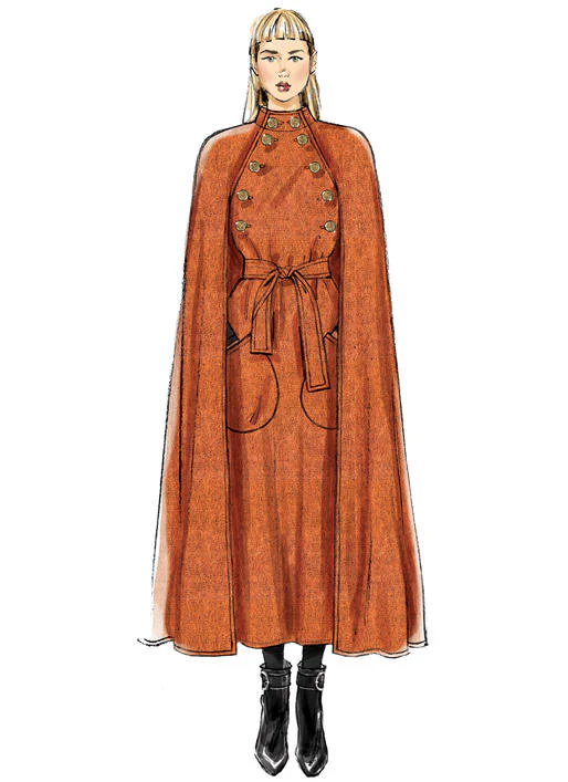 Vogue Cape and Belt V9288 - Image 4