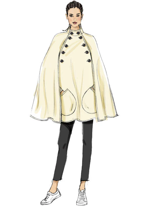 Vogue Cape and Belt V9288 - Image 6