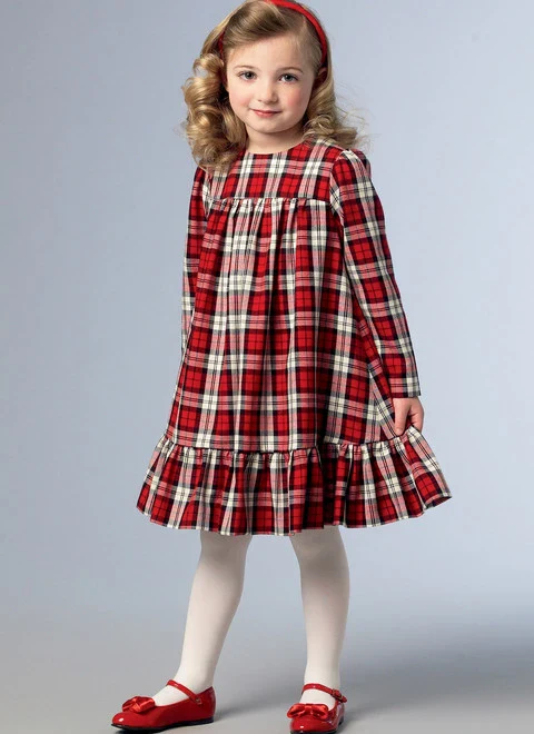 Vogue Children's Dresses V1857 - Image 4