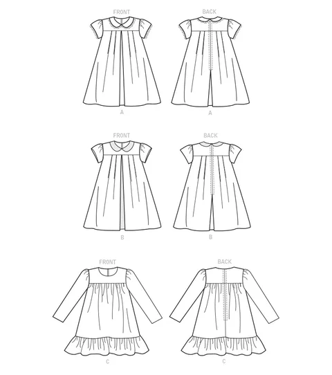 Vogue Children's Dresses V1857 - Image 5