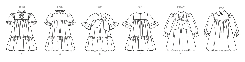 Vogue Children's Dresses V2059 - Image 10