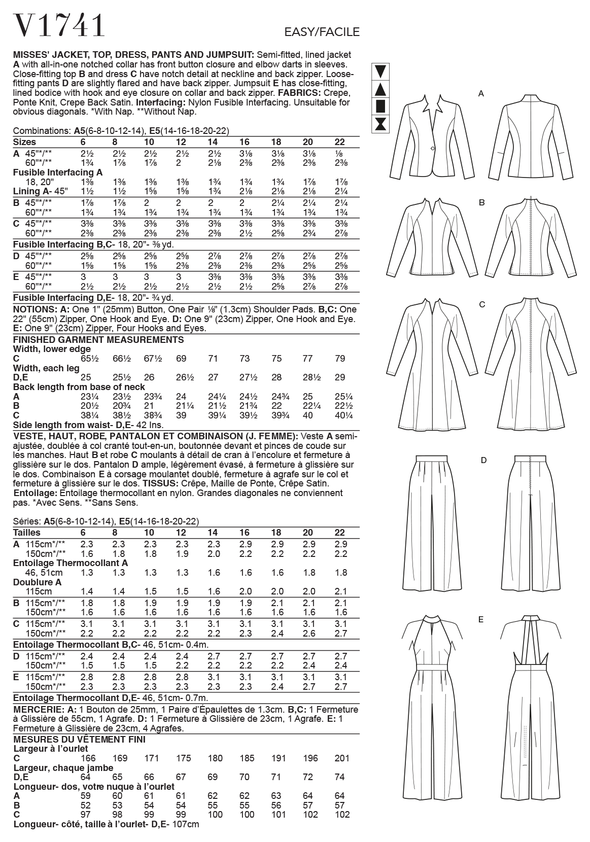 Vogue Co-ordinates V1741 - Image 9