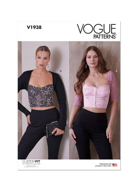 Vogue Corset Tops V1938 - Image 2