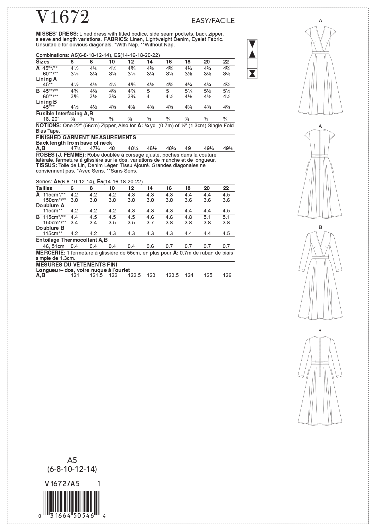 Vogue Dress V1672 - Image 7