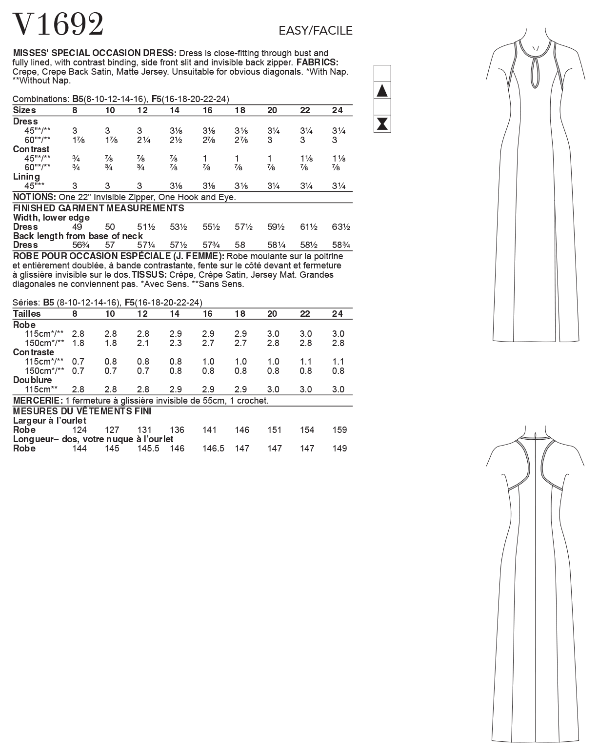 Vogue Dress V1692 - Image 6