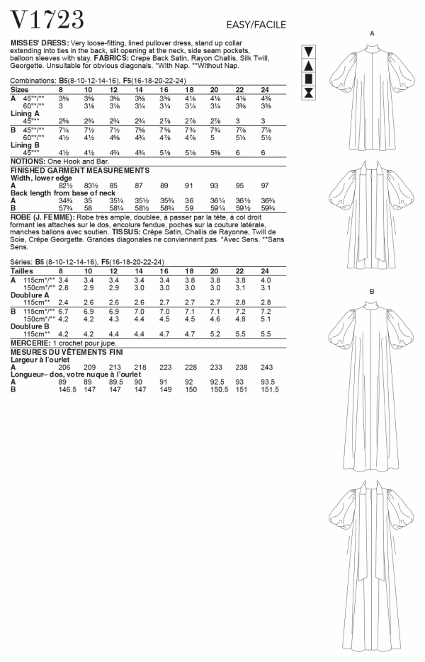 Vogue Dress V1723 - Image 7