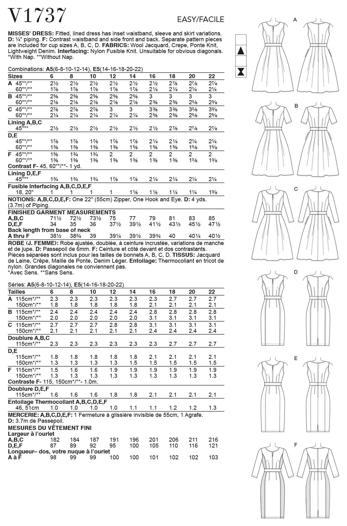 Vogue Dress V1737 - Image 6