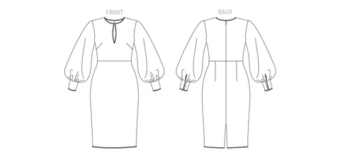 Vogue Dress V1841 - Image 6