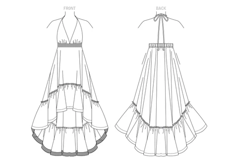 Vogue Dress V1881 - Image 4