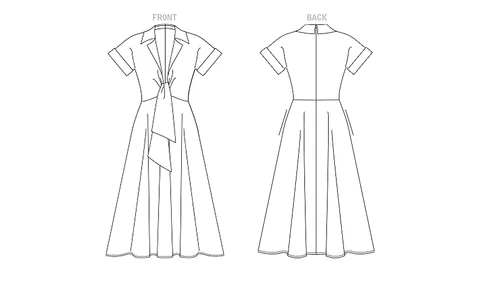 Vogue Dress V1898 - Image 4
