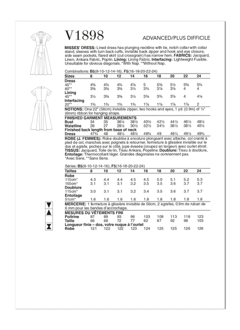 Vogue Dress V1898 - Image 5