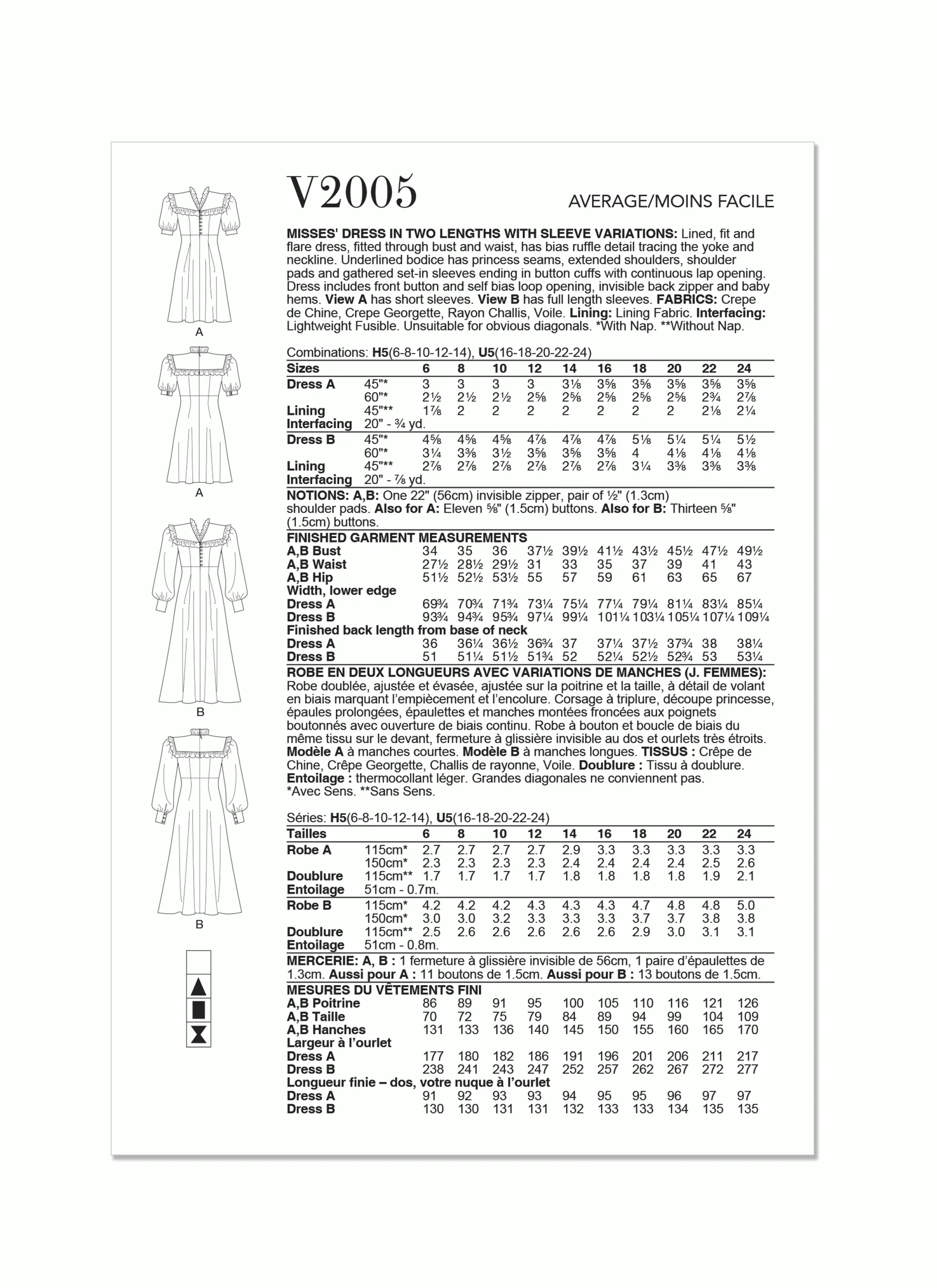 Vogue Dress V2005 - Image 8