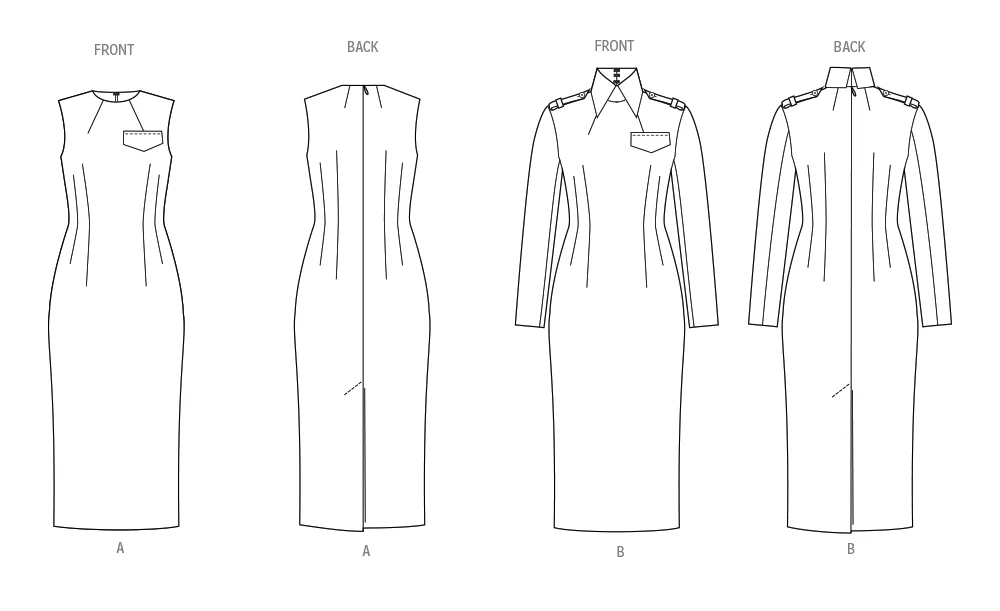 Vogue Dress V2045 - Image 8