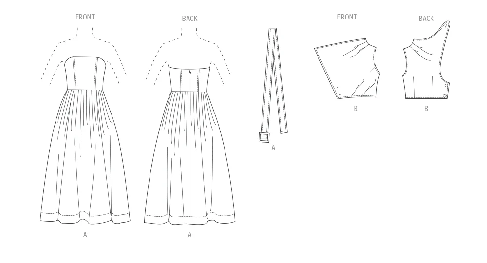 Vogue Dress V2084 - Image 6